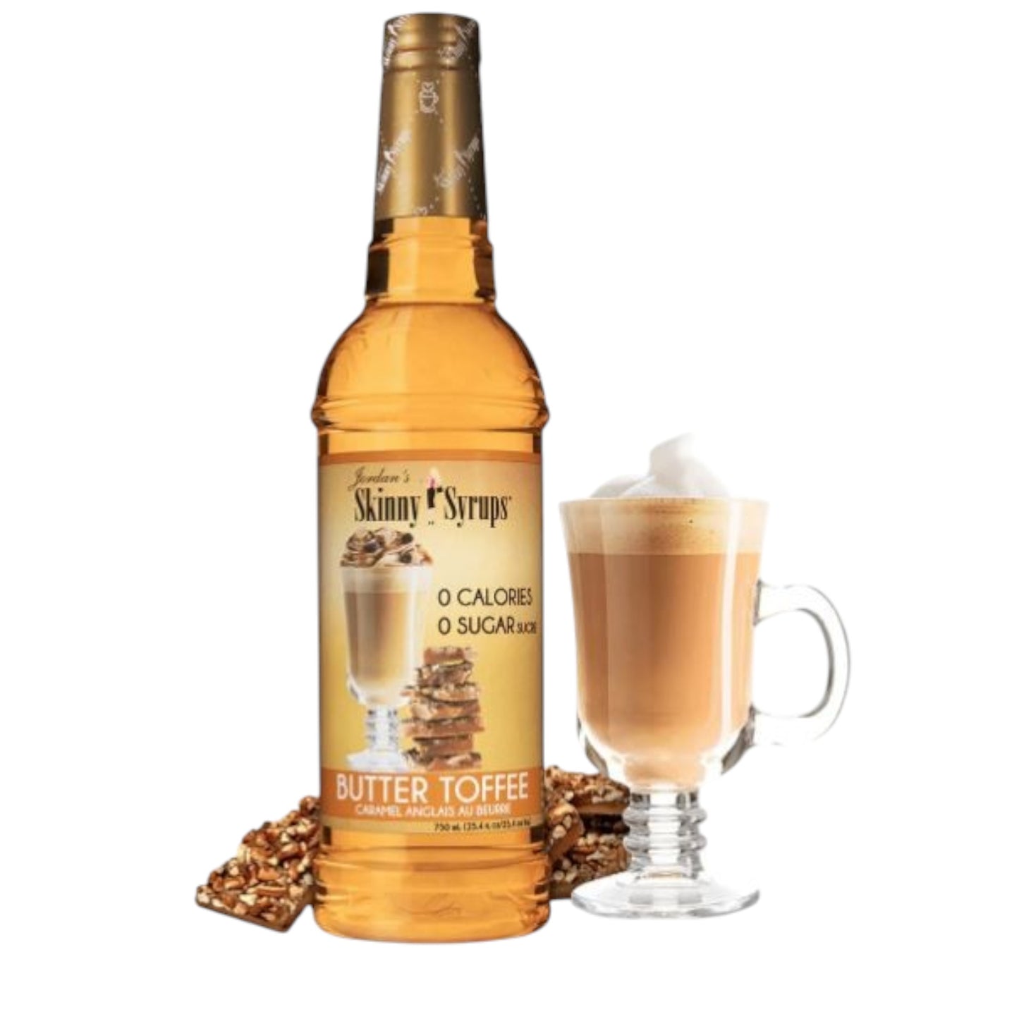 Skinny Syrup - Butter Toffee Syrup - 750ml