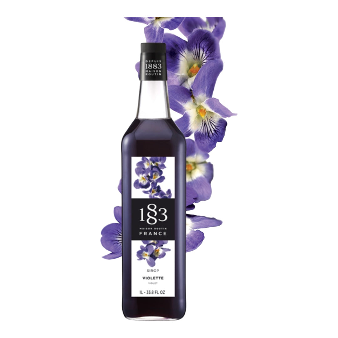 1883 Routin Syrups - Violet Syrup 1L