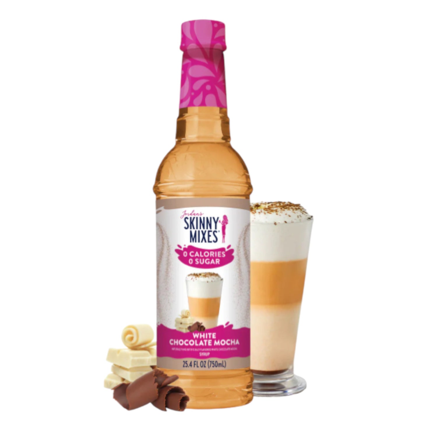 Skinny Syrup - White Chocolate Mocha Syrup - 750ml