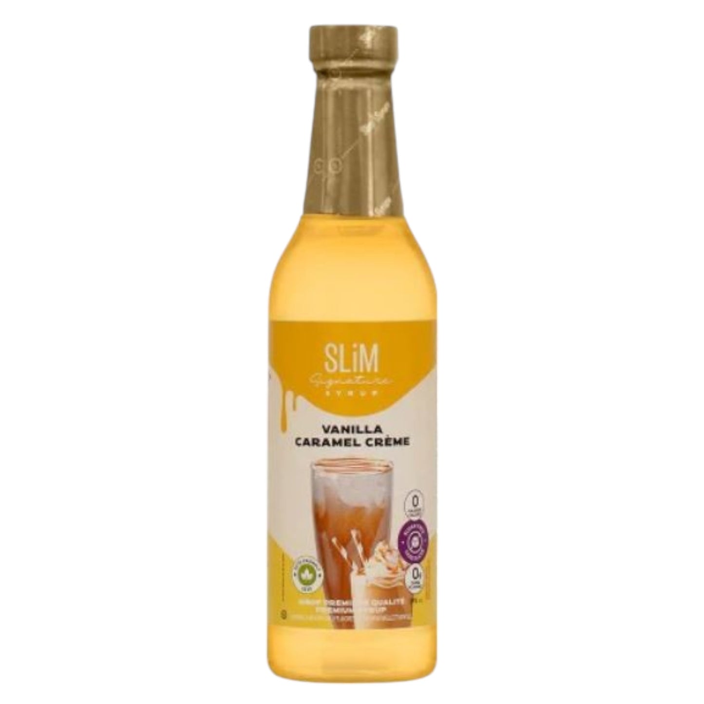 Slim Syrups - Vanilla Caramel Crème Syrup - 375ml
