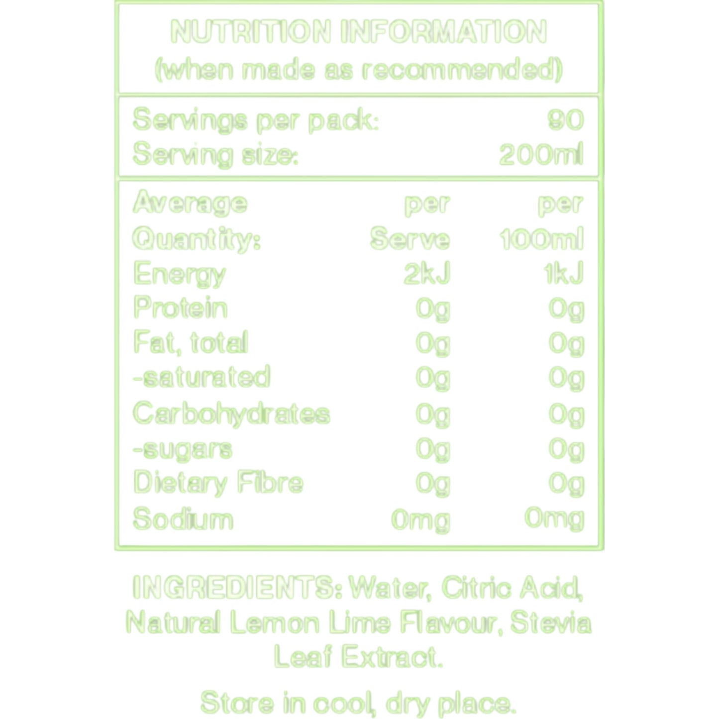 Vital Zing - Lemon Lime Water Drops