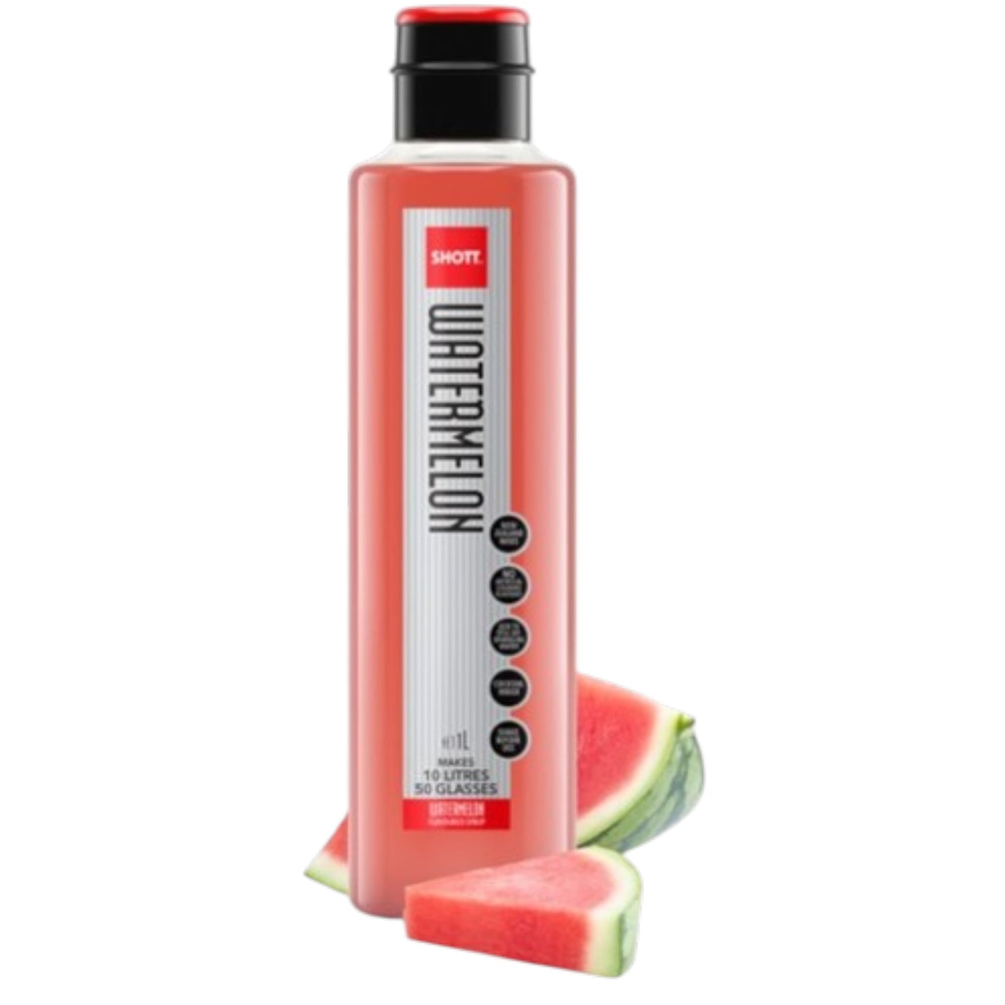 SHOTT - Watermelon - Light Fruit Syrup 1Ltr