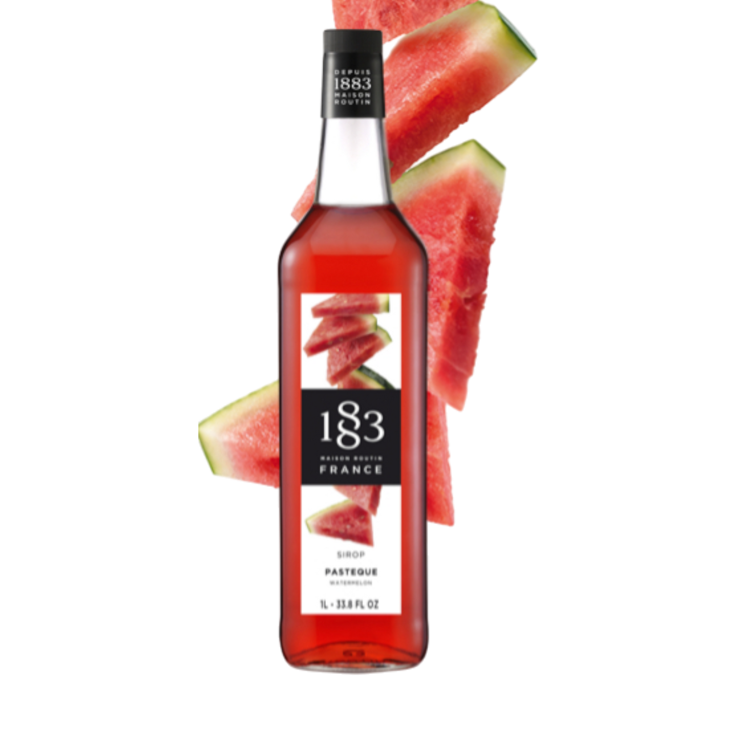 1883 Routin Syrups - Watermelon (Pasteque)  Syrup 1L