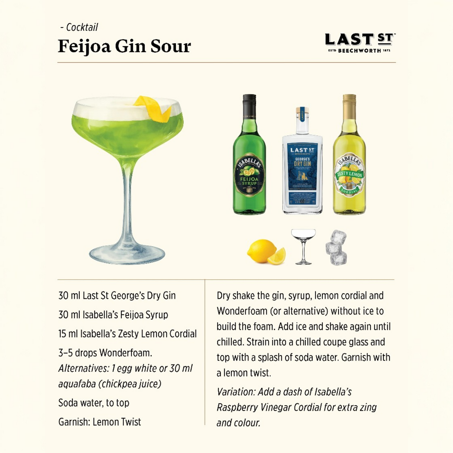 Isabella's - Feijoa Syrup 700ml