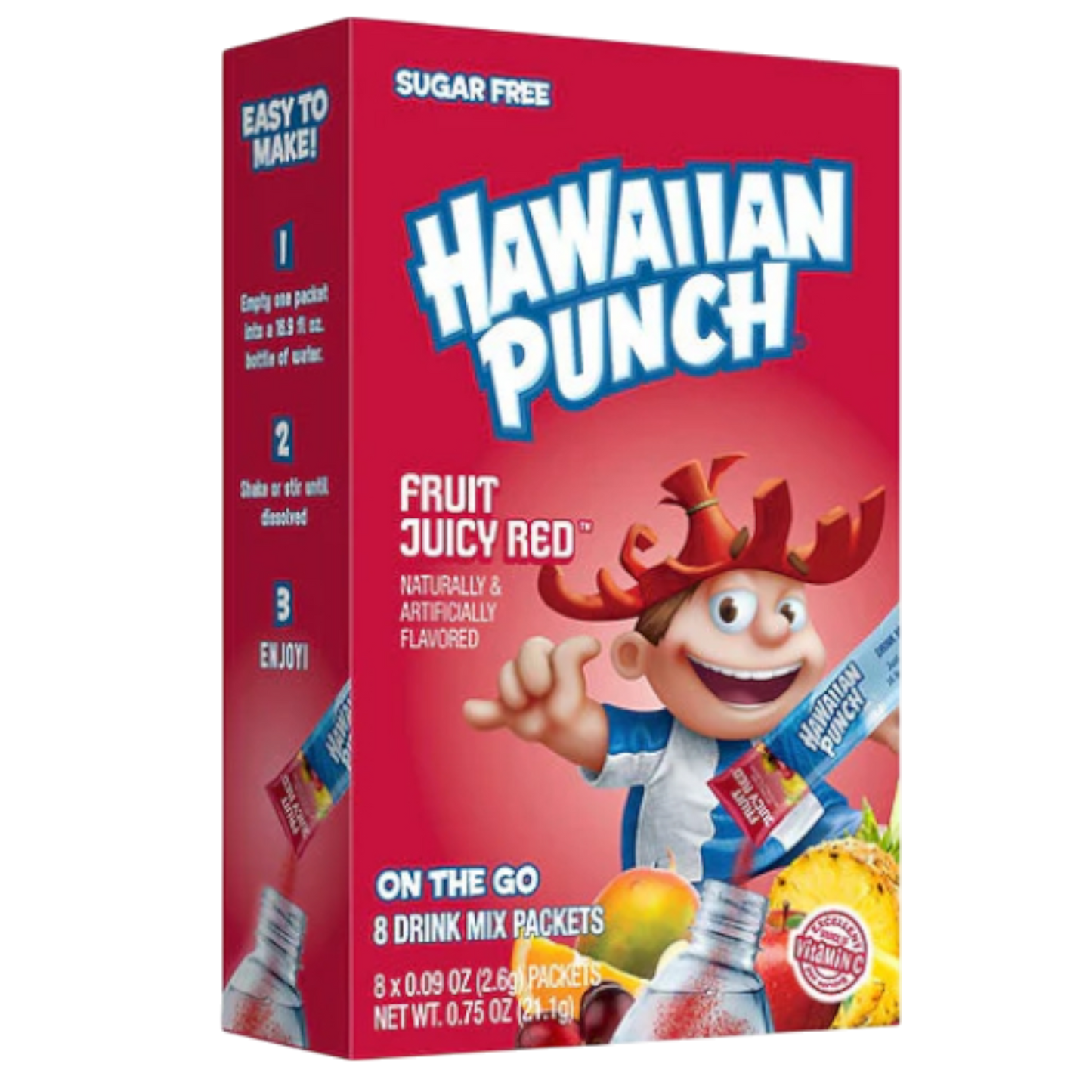 Hawaiian Punch Drink Mix - Fruit Juicy Red