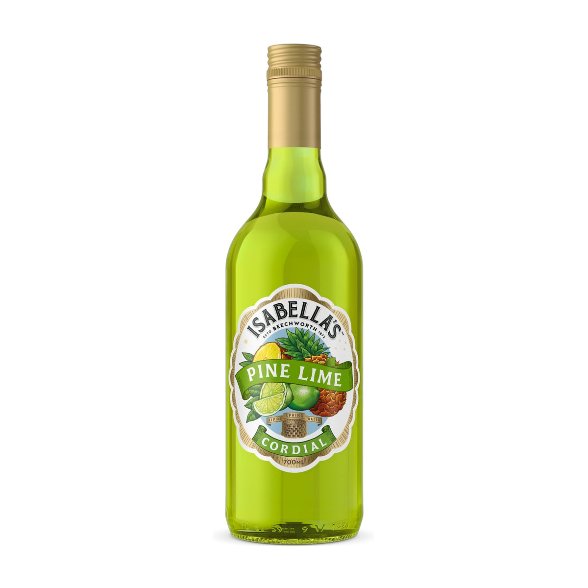 Isabella's - Pine Lime Cordial 700ml