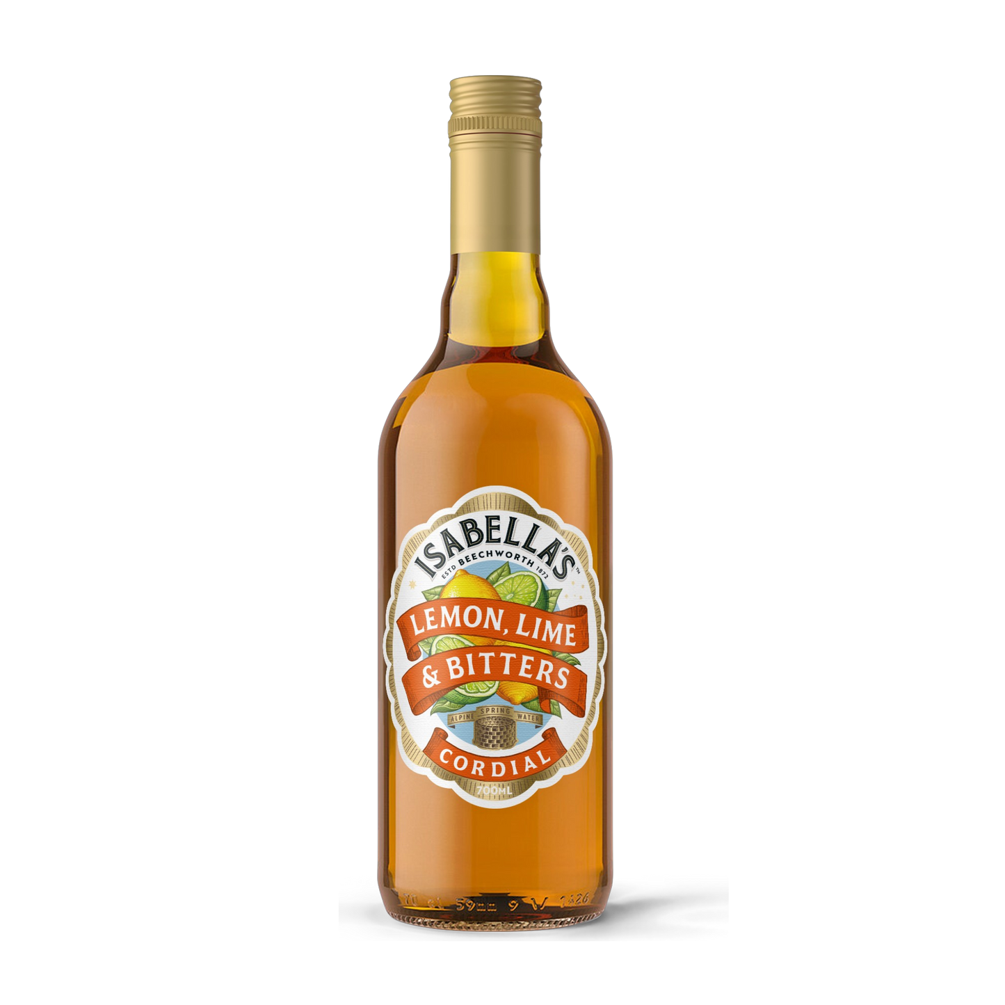 Isabella's - Lemon, Lime & Bitters Cordial 700ml
