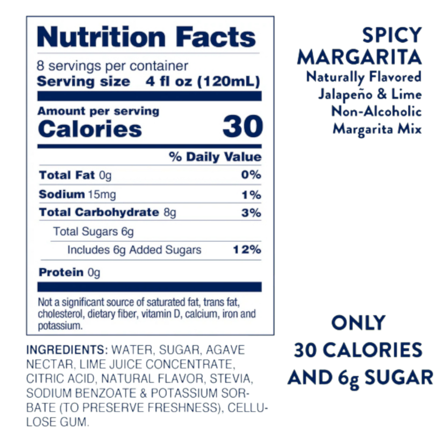 Skinny Syrup - Spicy Margarita Mix - 946ml