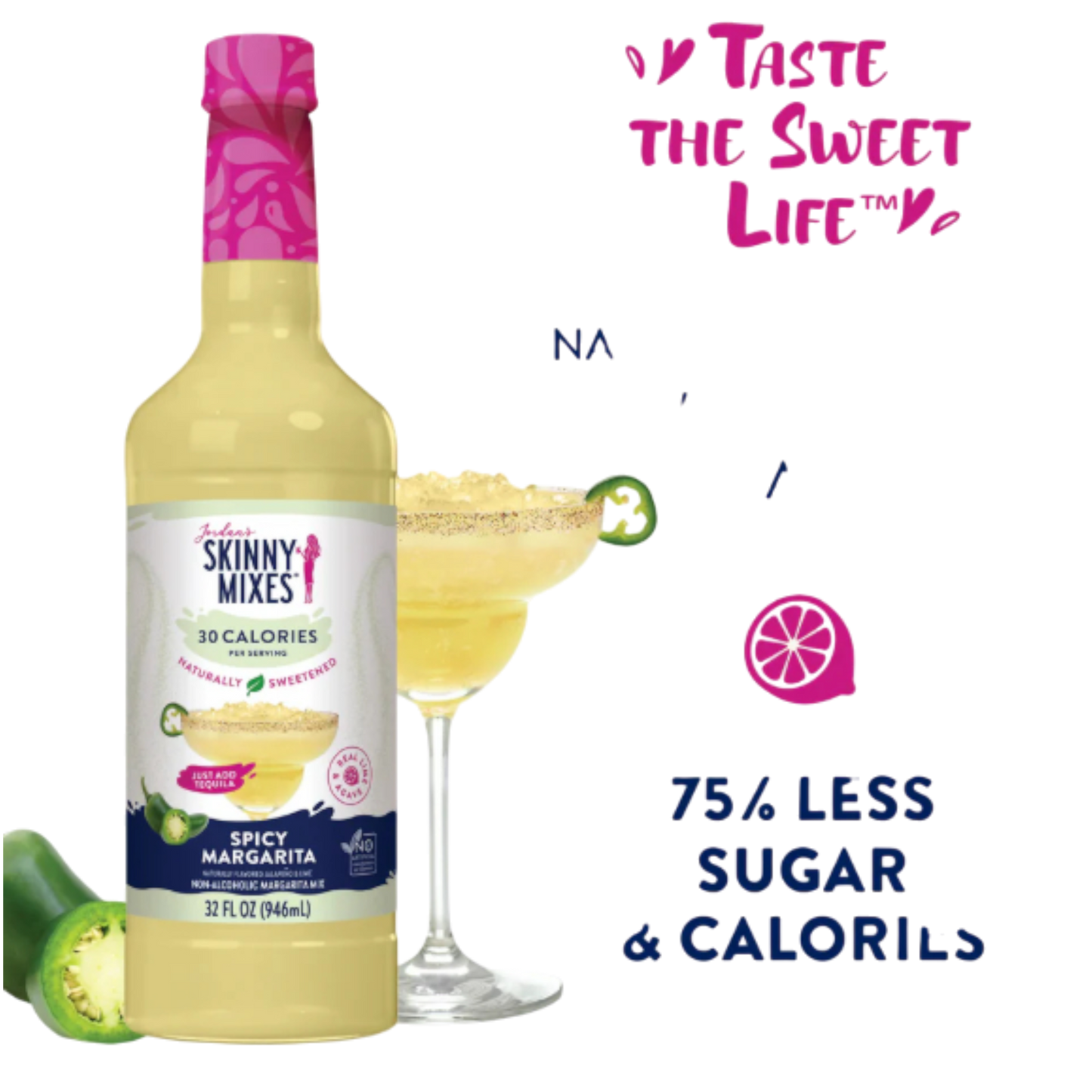 Skinny Syrup - Spicy Margarita Mix - 946ml
