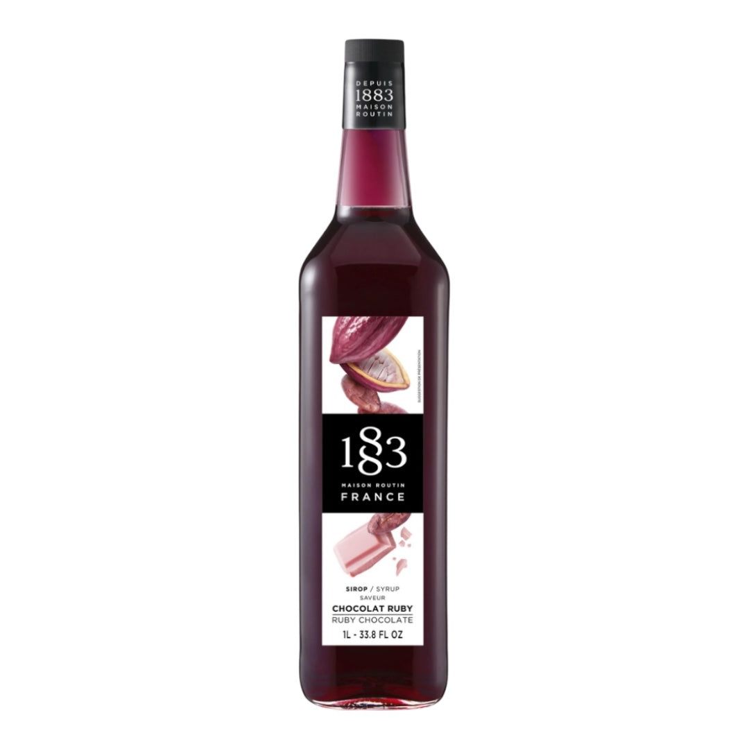 1883 Routin Syrups - Ruby Chocolate syrup 1L