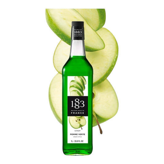 1883 Routin Syrups - Green Apple Syrup 1L
