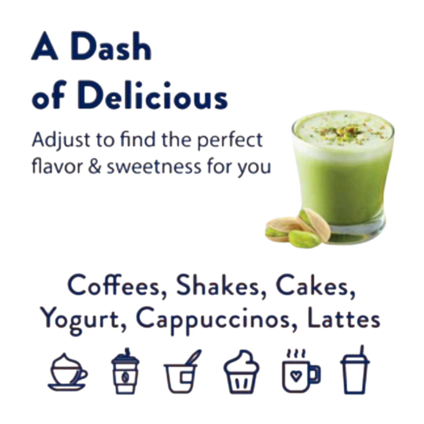 Skinny Syrup - Pistachio Latte Syrup - 750ml