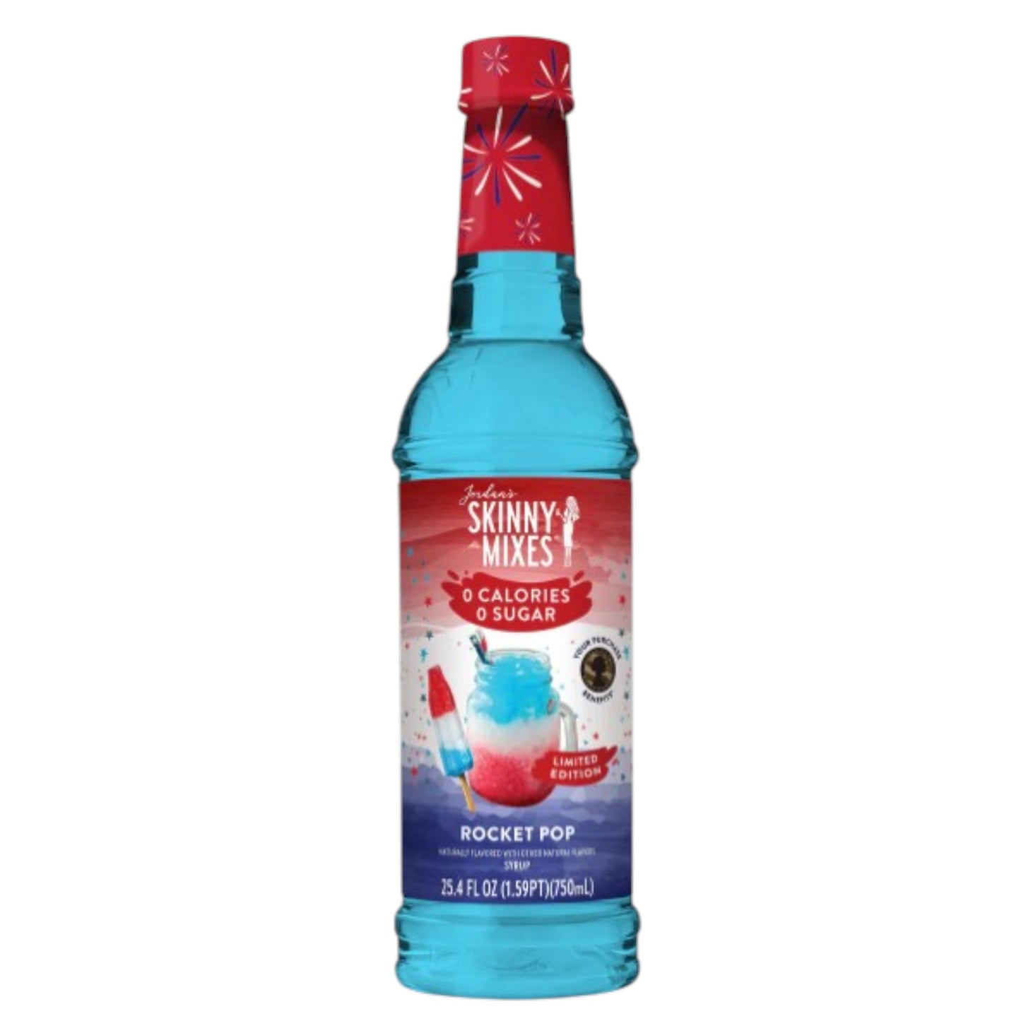 Skinny Syrup -  Rocket Pop Syrup - 750ml (Limited edition)