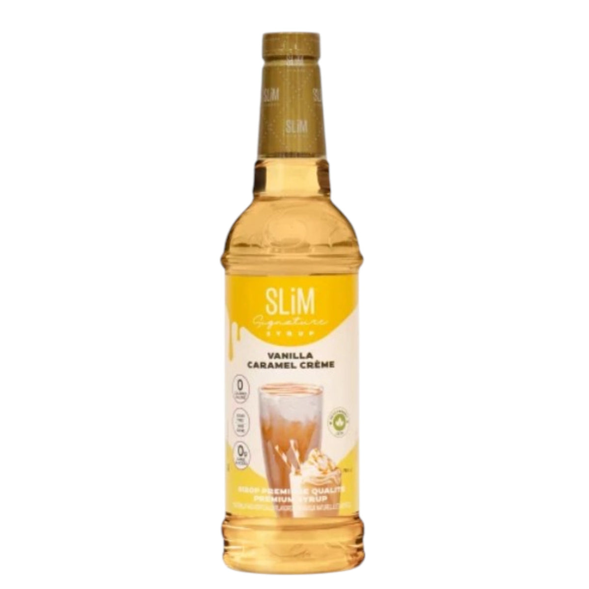 Slim Syrups  - Sugar Free Vanilla Caramel Creme Syrup - 750ml