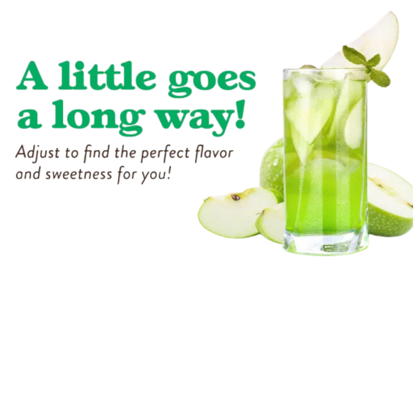 Skinny Syrup  - Dragon - Sour Green Apple Syrup - 750ml