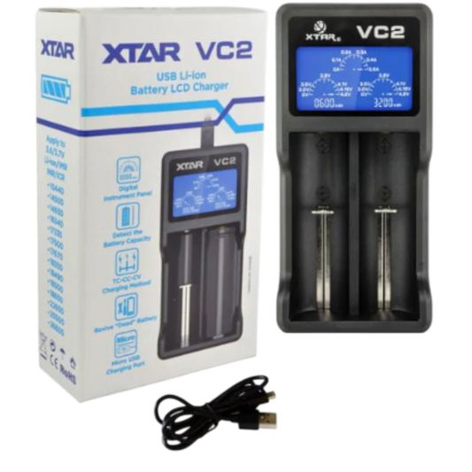 XTAR - VC2 -2 Bay Charger